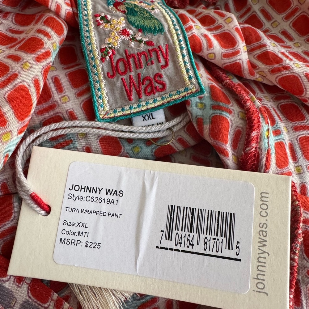 Johnny Was Tura wrap pant XXL NWT - Picture 5 of 6